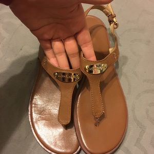 MK plated Slingback Sandals